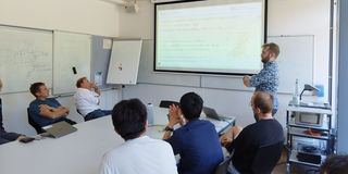 Manuel Klädtke giving a talk on explainability in data-driven predictive control at ETH Zürich